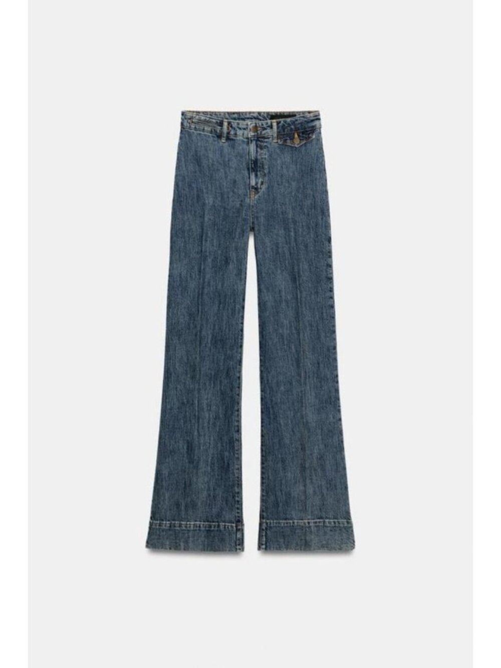 ZARA ZW COLLECTION HIGH-RISE FLARE JEANS 4001/059/407